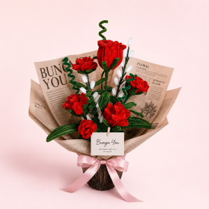 Red Bloom Floral Arrangement